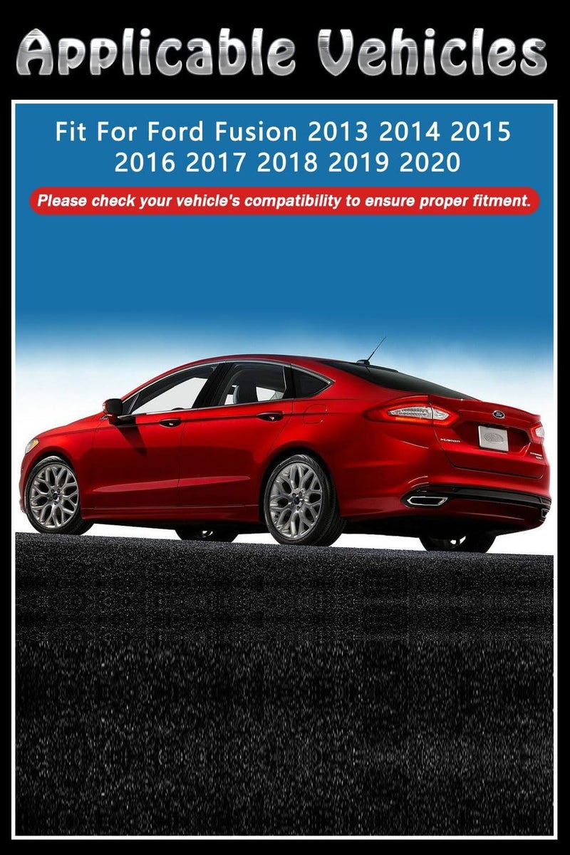 BriYorWay Vent Shades Rain Guards for Ford Fusion 2013 2014 2015 2016 2017 2018 2019 2020 Accessories, for Ford Fusion Window Deflectors Window Visors - Image 2
